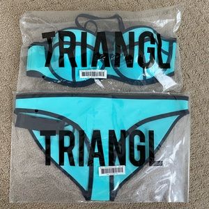 Turquoise Triangl Bikini